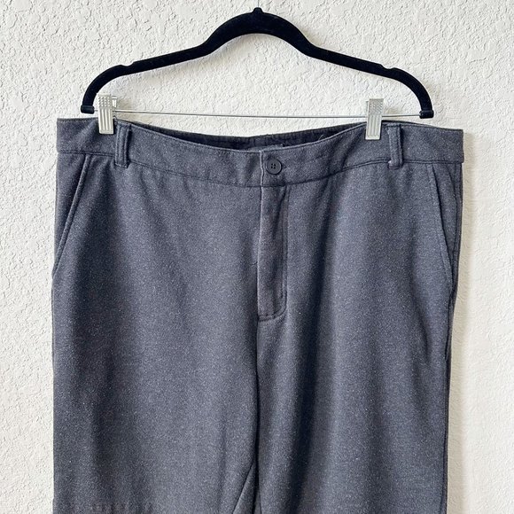 Betabrand Men's Dark Gray Sweatpant Trouser - Picture 4 of 11